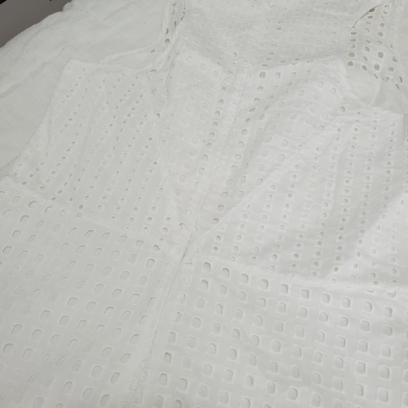 Banana Republic white eyelet lace dress - Picture 6 of 7